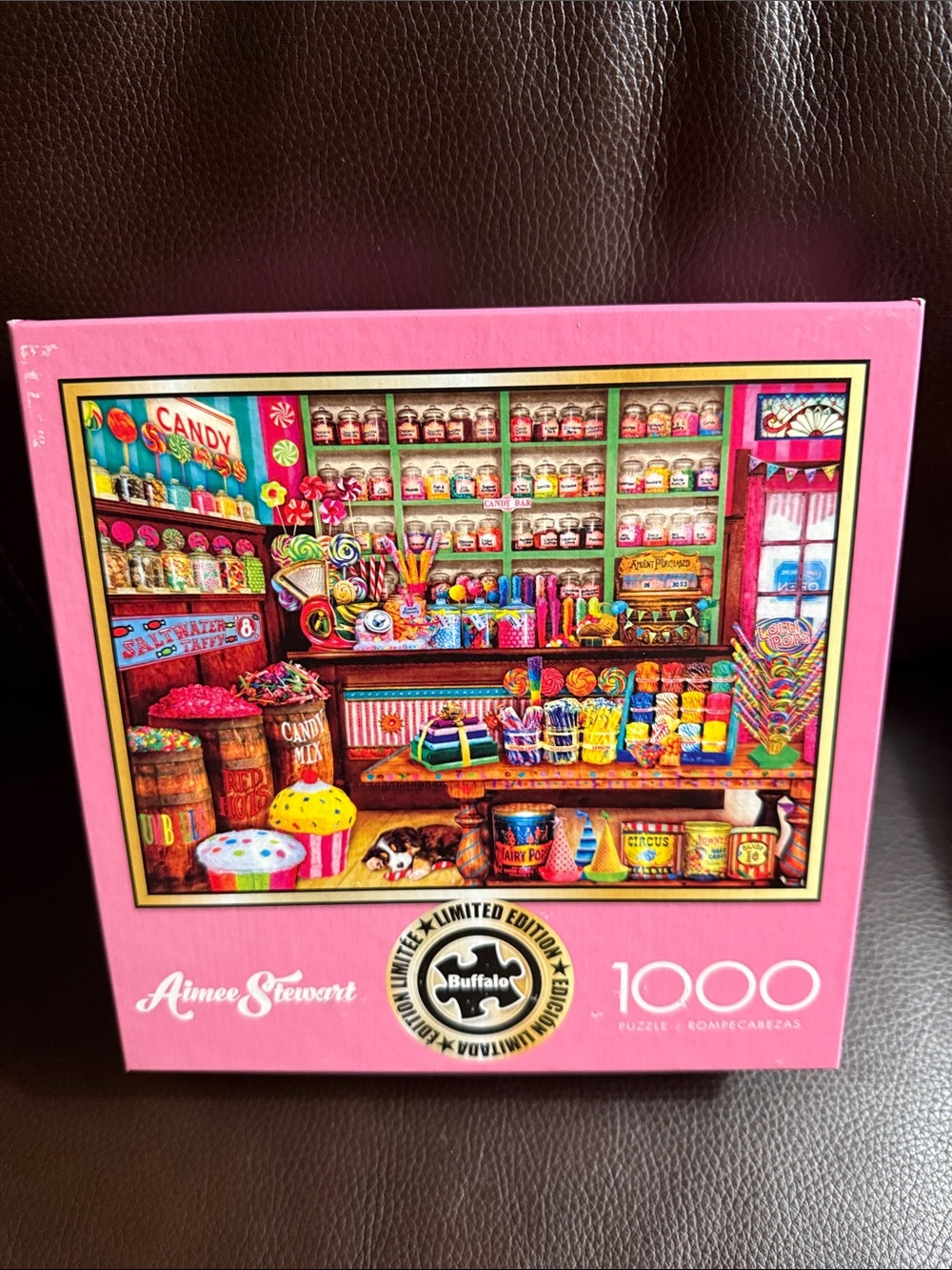 Aimee Stewart Sweet Shoppe 1000 Piece Jigsaw Puzzle by Buffalo Games like new
